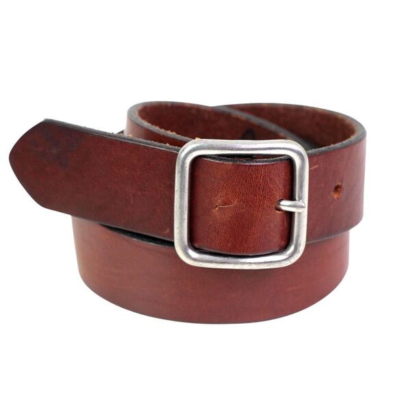 Old Navy BROWN GENUINE LEATHER 1 1/8"Wd DRESS CASUAL WOMEN'S BELT Size L (C79 - Picture 2 of 14